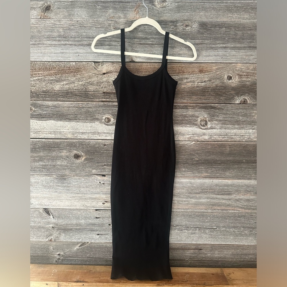 Low back plus midi dress